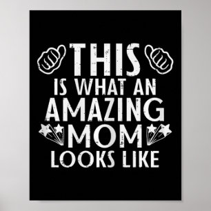 So sieht Phantastische Mama aus wie Mütter Tag Ma Poster
