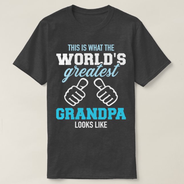 So sieht weltbester Opa aus T-Shirt (Design vorne)