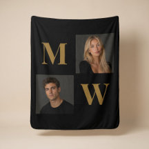So sind wir Maßgeschneidertes Paar-Foto-Monogramm