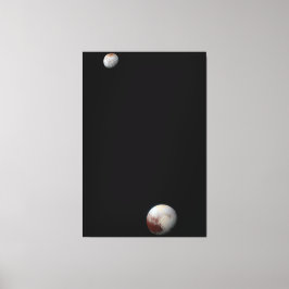 So skalieren Sie Pluto & Charon Leinwanddruck