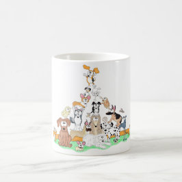 So So Long Dachshund und der Top Dog Beagle Kaffeetasse