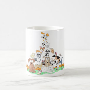 So So Long Dachshund und der Top Dog Beagle Kaffeetasse