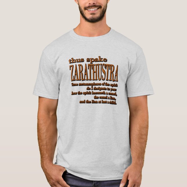 So Spake Zarathustra T-Shirt (Vorderseite)