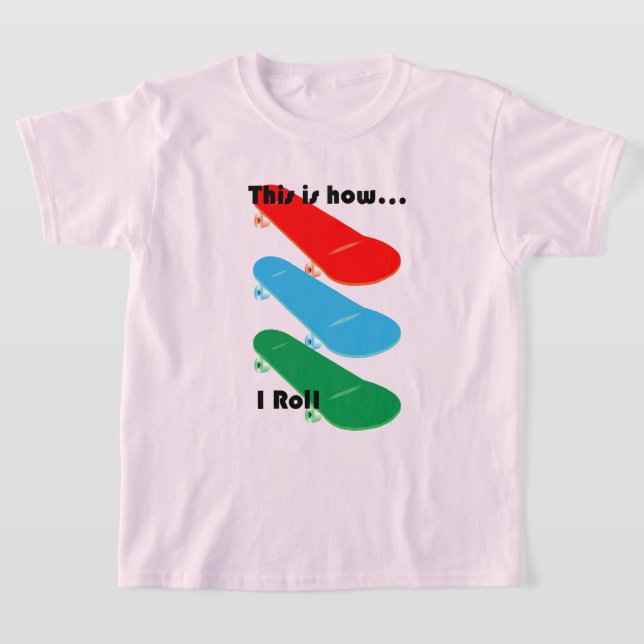 So spiele ich Design - Girls' Basic T - Shirt (Ablage )