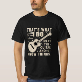 So spiele ich Gitarrengeschenke-Shirt T-Shirt