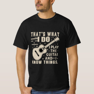 So spiele ich Gitarrengeschenke-Shirt T-Shirt