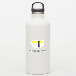 So spiele ich Sushi Illustration Aufkleber