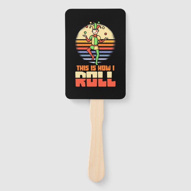 So spielt der Schauspieler Fächer (Vorderseite)