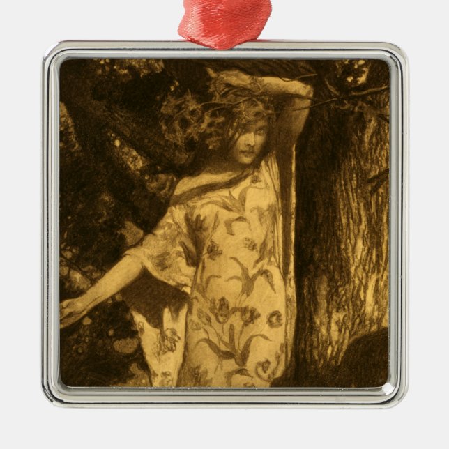 So Spuk Mondlichtwächter der Nacht Ornament Aus Metall (Vorne)