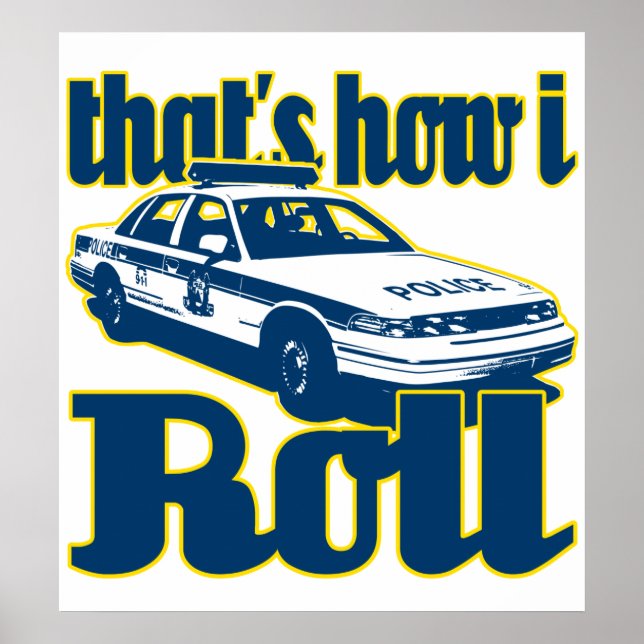 So stelle ich Polizei Poster (Vorne)