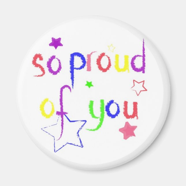 So stolz auf Sie ... Magnet (Vorne)