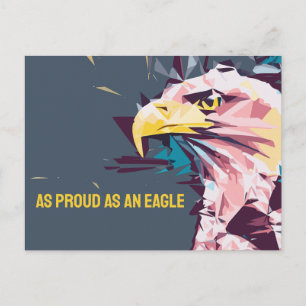 So stolz wie ein Adler Postkarte
