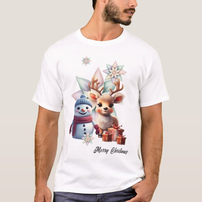 So süß dieser kleine Rentier T-Shirt (Vorderseite)