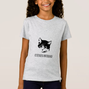 So süß! Lustiges Katzenshirt mit einem niedlichen  T-Shirt