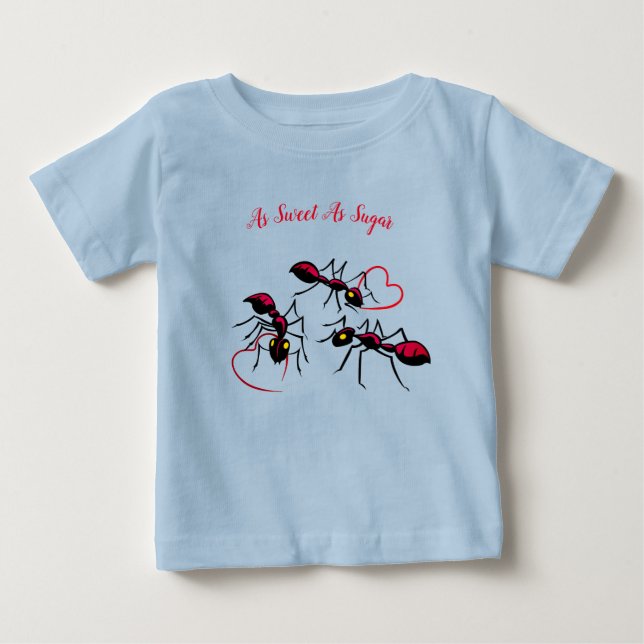 So süß wie Zucker Baby T-shirt (Vorderseite)