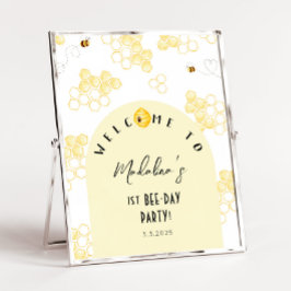 So süß zu sein ein Bienentag Party willkommen Poster