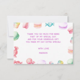 So süß zu sein... Kindergeburtstag Dankeskarte