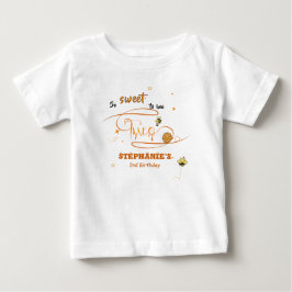 So süß, zwei süße Honigbienen zum 2. Geburtstag Baby T-shirt