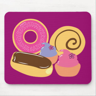 So süße Desserts Mousepad
