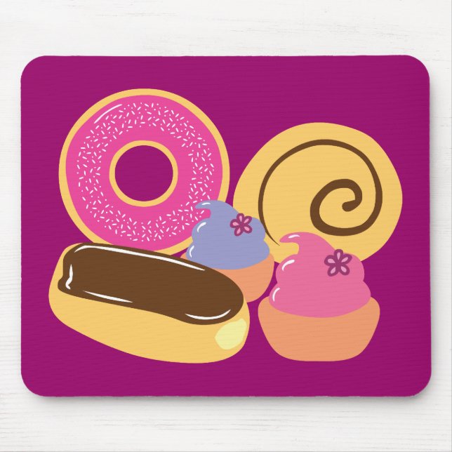 So süße Desserts Mousepad (Vorne)