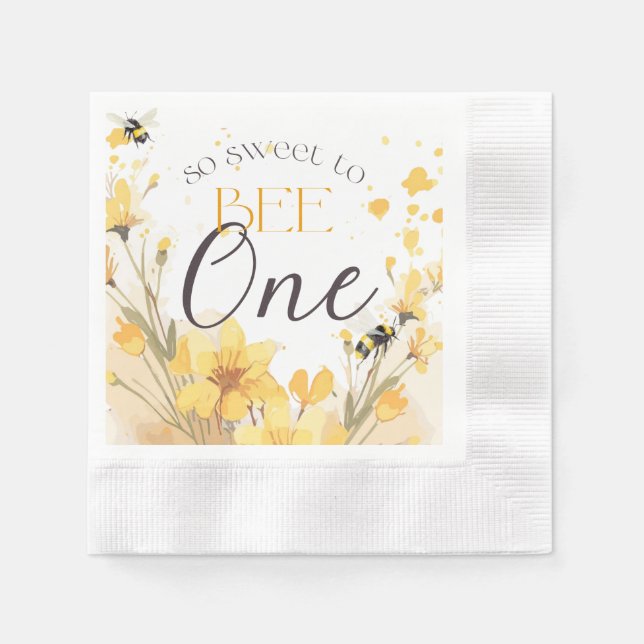 So Sweet to Bee One Serviette (Vorderseite)
