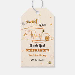 So Sweet To Bee Two Cute Honey Bee 2nd Birthday Geschenkanhänger