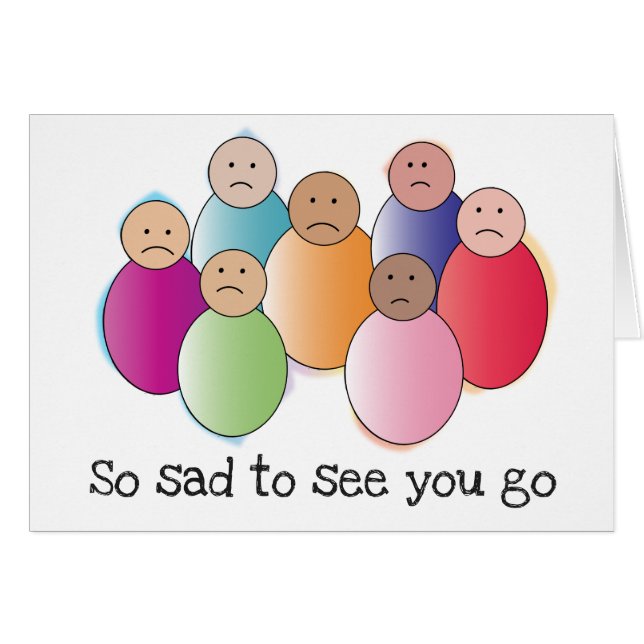 So traurig, dich gehen zu sehen (Vorderseite (Horizontal))