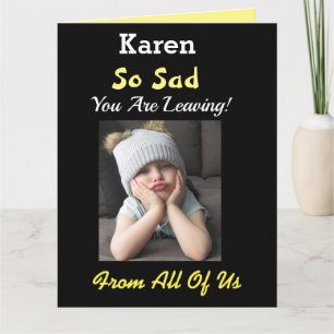 So traurig! Große Verabschiedung in Rente von der  Karte