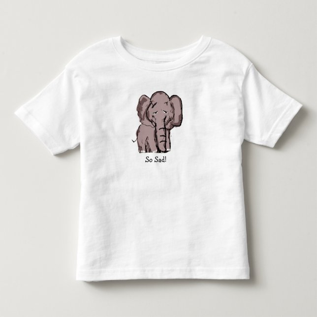 So traurig kleinkind t-shirt (Vorderseite)