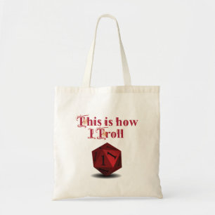 So troll ich - kritische RPG-Würfel Tragetasche