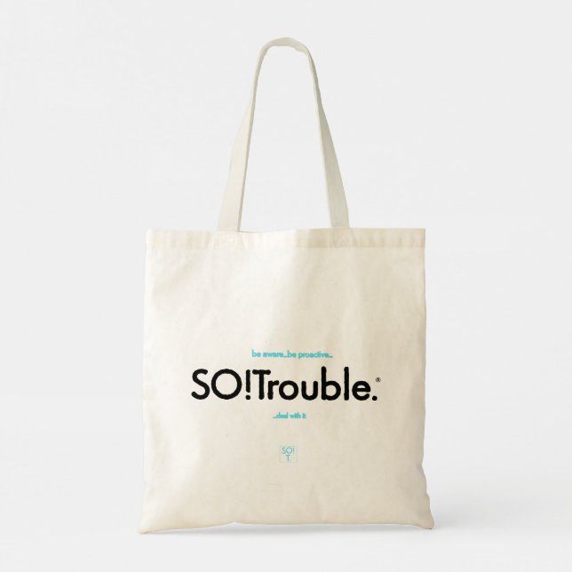 SO!Trouble. Logo Bag Tragetasche (Rückseite)
