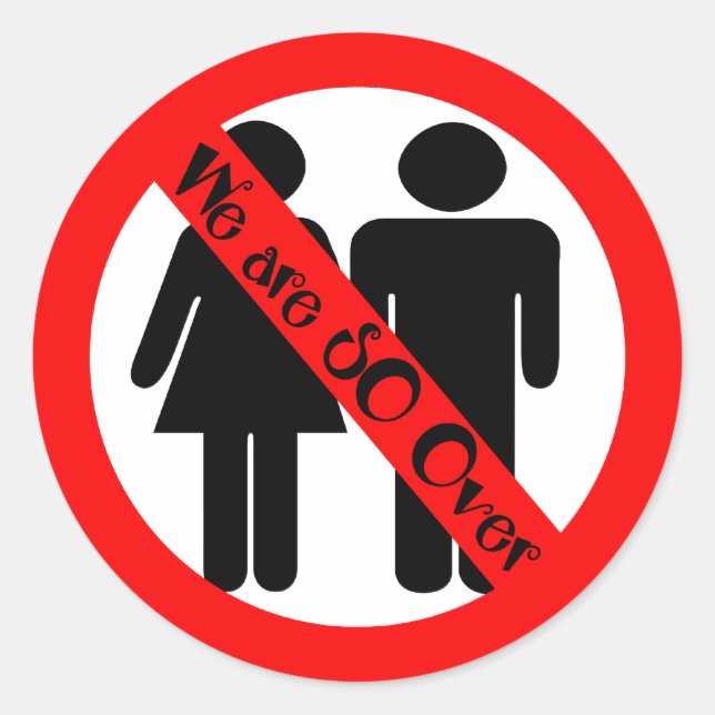 SO ÜBER DEM BRECHEN RUNDER AUFKLEBER (Vorderseite)