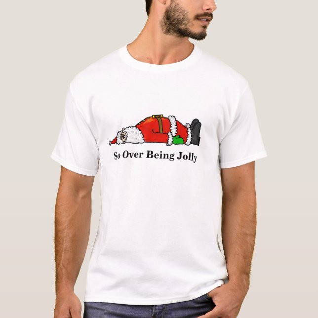 So über sein Jolly Funny Weihnachts-T - Shirt (Vorderseite)