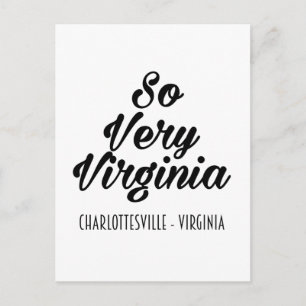 So Very Virginia - Charlottesville, Virginia, USA Postkarte
