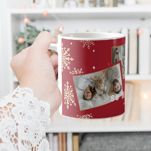 So viel Freude Funny Christmas Family Foto Kaffeetasse