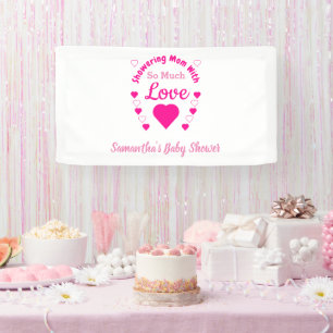 So viel Liebe Babydusche Banner