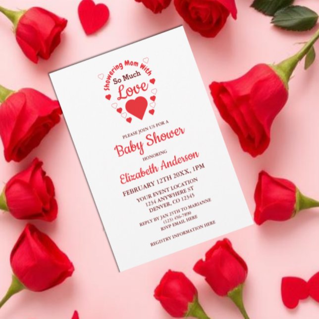 So viel Liebe Babydusche Einladung (Von Creator hochgeladen)