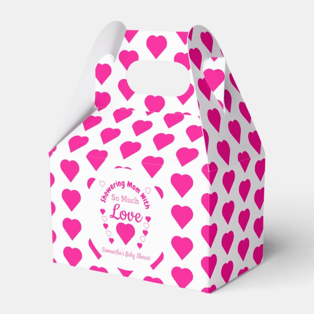 So viel Liebe Babydusche Geschenkschachtel (Vorderseite)