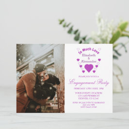 So viel Liebe Hochzeitspartei Einladung