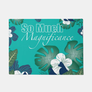 "So viel Pracht" Tropical Vibes Fußmatte