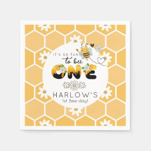 So viel Spaß, eine Hummel zu sein, 1. Geburtstag Serviette
