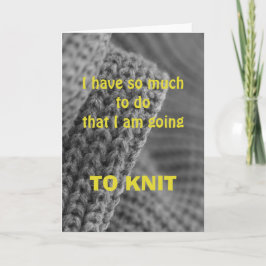 So viel zu tun... Grußkarte Karte