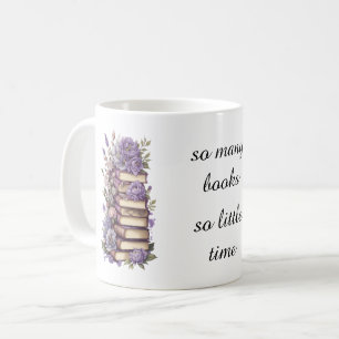 So viele Bücher Kaffeetasse