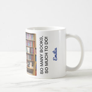 So viele Bücher Quotenbuchliebhaber, Personalisier Kaffeetasse