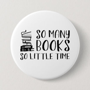 So viele Bücher so wenig Zeit Button