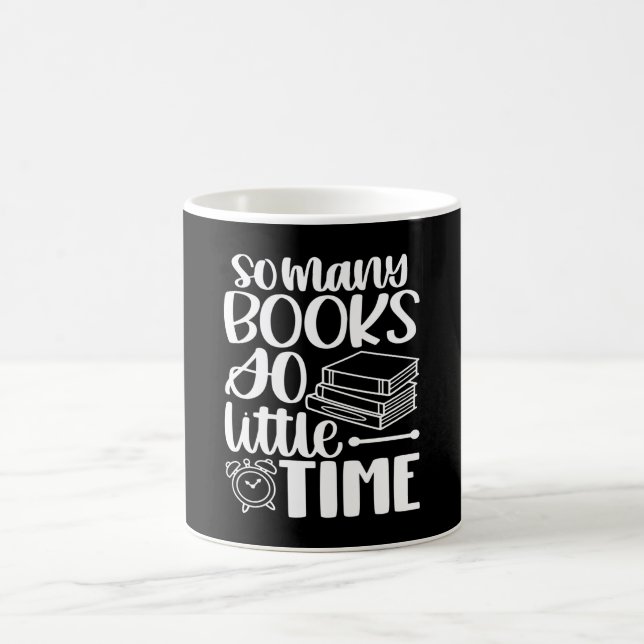 So viele Bücher so wenig Zeit Kaffeetasse (Mittel)