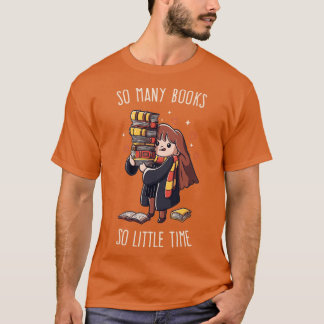 So viele Bücher so wenig Zeit lustige Niedliche Ne T-Shirt