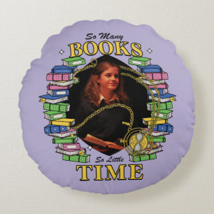 So viele Bücher, so wenig Zeit Rundes Kissen