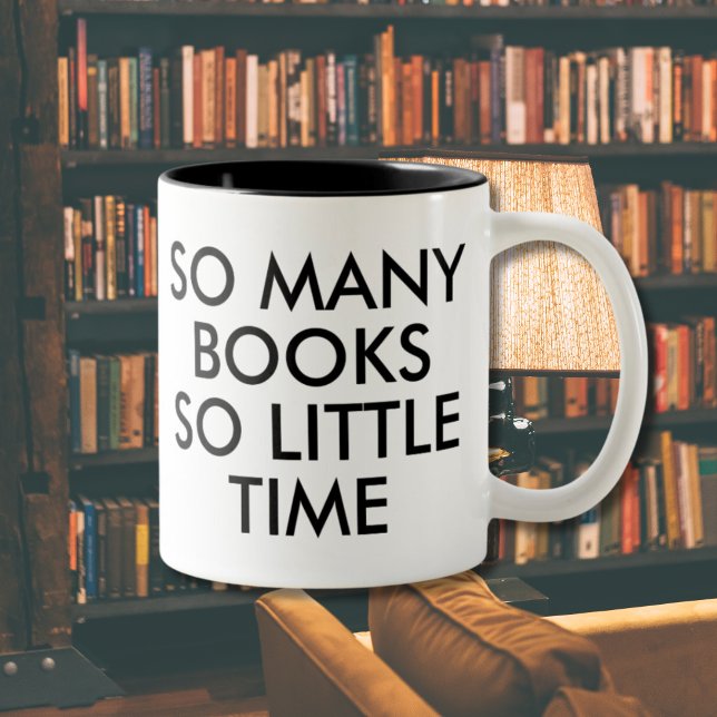 So viele Bücher so wenig Zeit | Tasse buchen (So many books So little time | Book Lover Mug
)