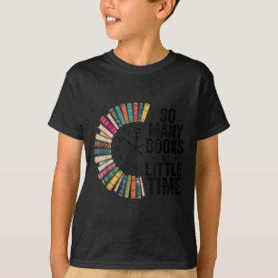 So viele Bücher wenig Zeit, Retro buchen Liebe T-Shirt